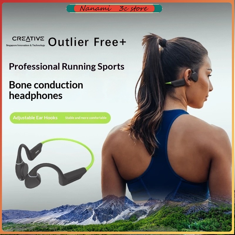 Bone Conduction Running Headphones - Earphone Konduksi Tulang Anti Air Creative