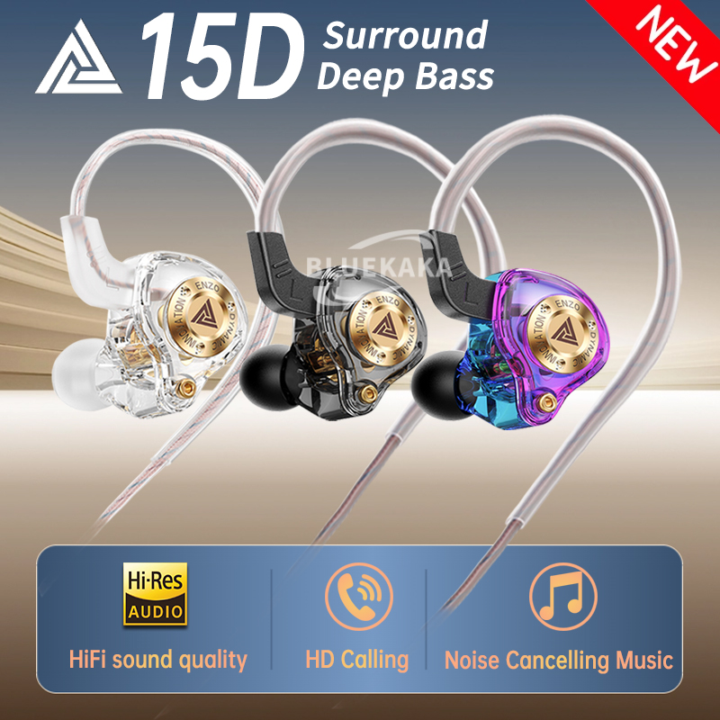 In Ear Monitors For Singers - QKZ 15D Earphone Drive Dinamis Ganda