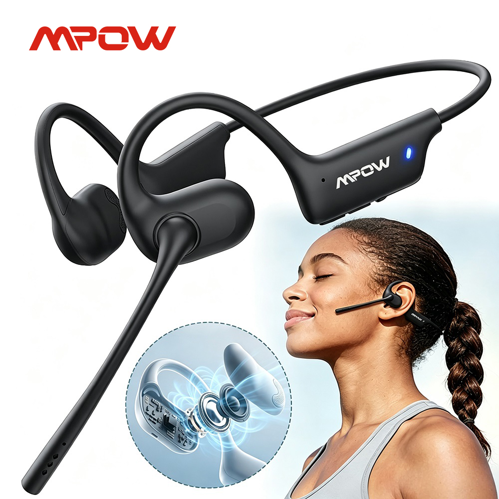 Bone Conduction Running Headphones - Mpow O1 Headphone Olahraga Open Ear