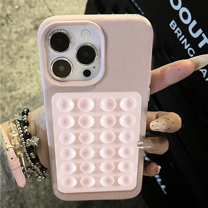 Tablets - Casing Ponsel Pola Lichee Dudukan Cangkir