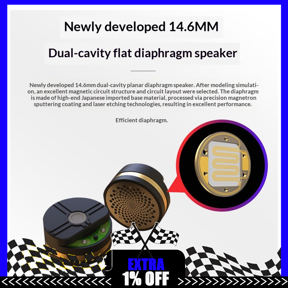 7Hz x Crinacle Dioko Planar Ma - Planar Magnetic Iem Earphones ulasan dan harga