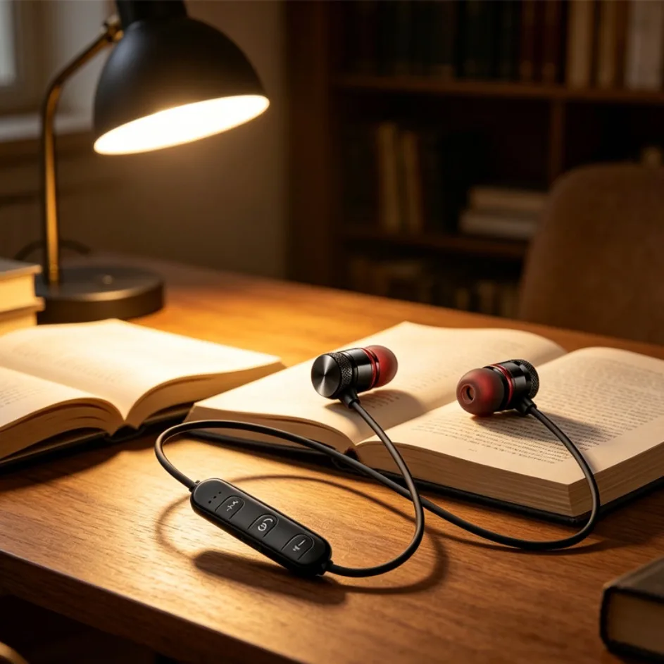 Earphone Bluetooth dengan Kont - Magnetic Neckband Sports Earphones ulasan dan harga