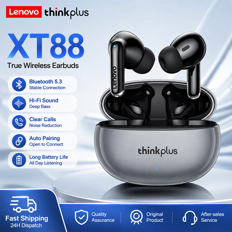 Headset Nirkabel Bluetooth Len - Anc Wireless Over Ear Headphones ulasan dan harga