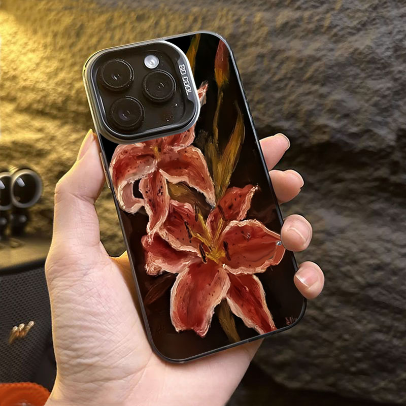 Casing Ponsel Pola Retro Bunga - Tablets ulasan dan harga
