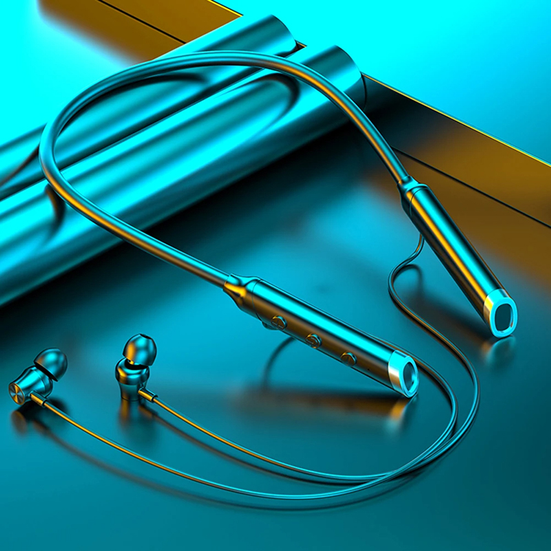 Headphone Nirkabel Bluetooth 5 - Magnetic Neckband Sports Earphones ulasan dan harga