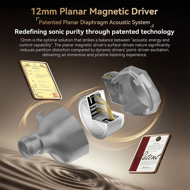 KBEAR TRI KongTong I2, Earphon - Planar Magnetic Iem Earphones ulasan dan harga